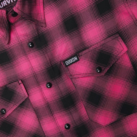 DIXXON SURVIVOR Flannel Shirt - Women's XL - Pink - Picture 4 of 12